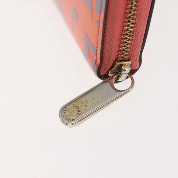 LOUIS VUITTON Sweet Monogram Zippy Wallet Long Wallet Orange M90124 Auth 143485 - Picture 9 of 16